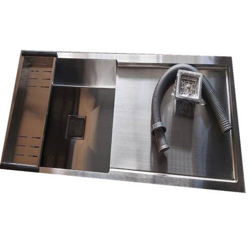 Undermount Stainless Steel Material Single Bowl Kitchen Sink, 45x20x10 Inch