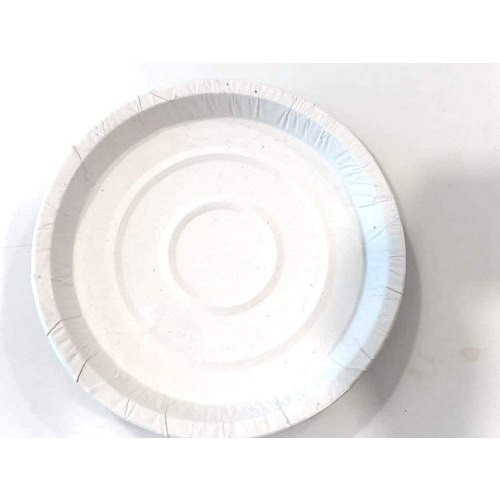 White 12 Inches For Events And Parties Disposable Paper Plate 