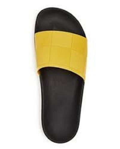 Yellow Black Colour And Mens  Slippers 