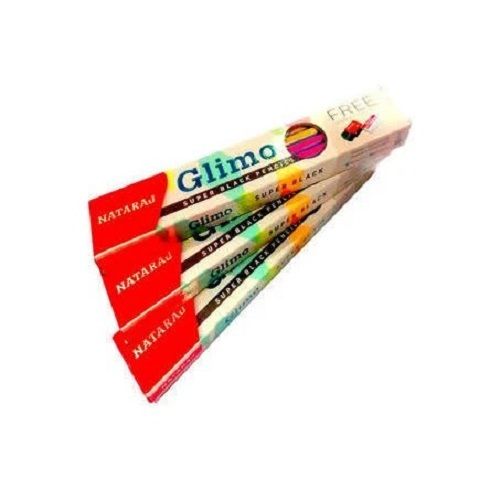  Pack Of 10 Pieces With 1 Eraser And 1 Sharpener Nataraj Glimo Pencil