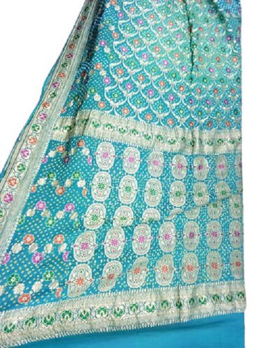 6.3 Meter Length Comfortable And Washable Multicolor Banarasi Saree 