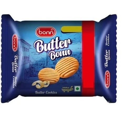 Multicolour 76 Gram Packaging Size Round Crispy And Sweet Taste Butter Cookies 