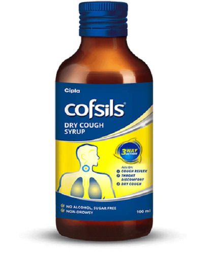 Cofsils Dry Cough Syrup, Pack Size 100 ml