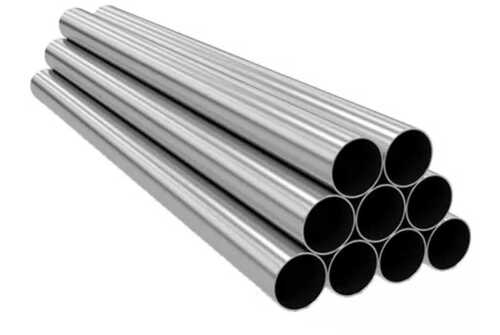 Corrosion Resistant Industrial Silver Round Aluminum Pipes, 6 Meters Length