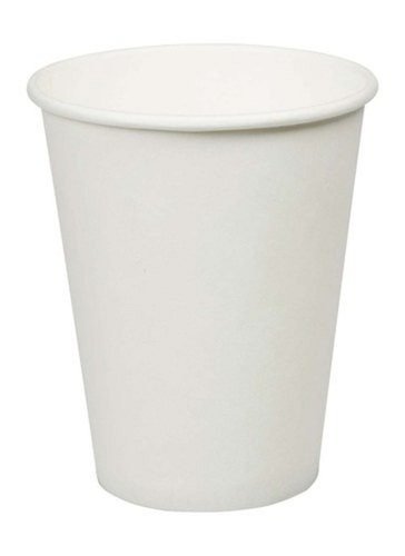 Disposable Paper Cups For Events - Disposable Material, 180ml Size, White Color | Machine Made, Ideal for Hot and Cold Beverages