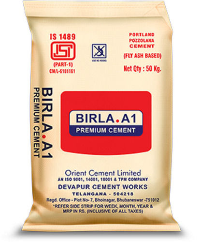 Grey Silicate Birla A1 Premium Portland Pozzolana Cement Bending Strength: 71.23%