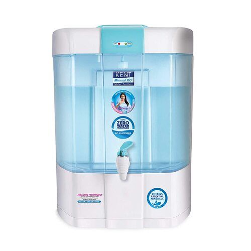 White And Blue Color And Ro Water Purifier Dimension(L*W*H): 36.1 X 35 X 44.7 Centimeter (Cm)  Centimeter (Cm)