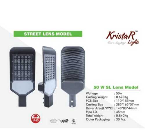 Long Service Life Cool White Aluminium Material 50Watt SL Lens Street Lights