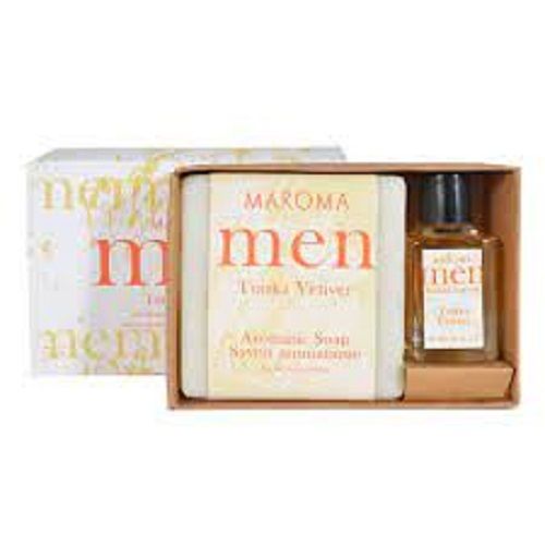 Maroma Men - Bath Gift Set - Cedar Lavender - Soap & Parfum