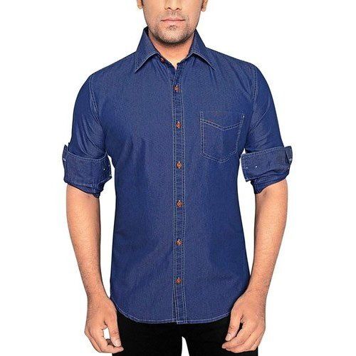 Plain Denim Shirt for men at Rs.699/Piece in gandhinagar offer by RAJ  Factory Outlet
