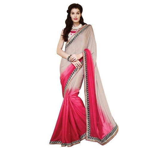 Multi Color Plain Pattern Soft And Silky Highly Breathable Lightweight Cotton Silk Saree