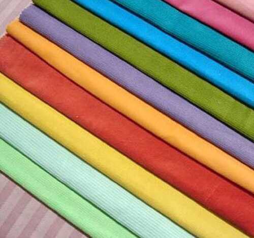 Different Available Plain Cotton Fabric Fancy Multi Color