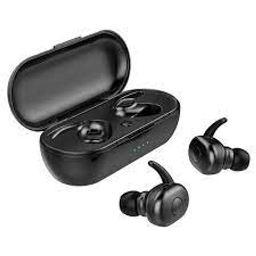 Copper Rechargeable Lightweight And Comfortable Black Android Wireless Earphones