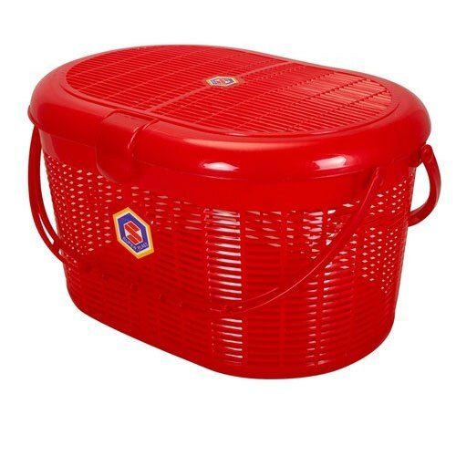 Red Also Available In Blue 5100 Plastic Basket