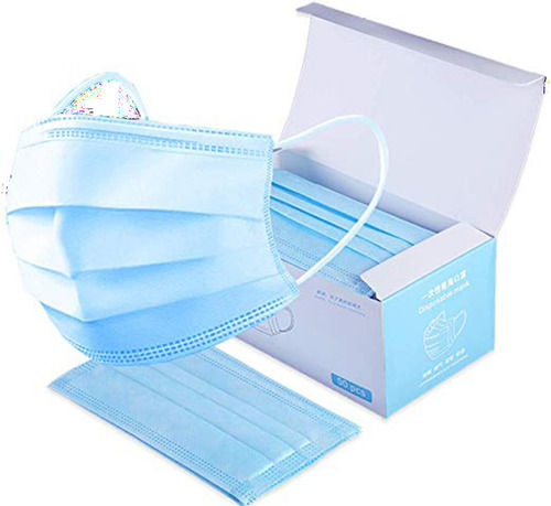 Reusable 100% Trusted And Secure Non Woven Safety 3 Ply Disposable Mask