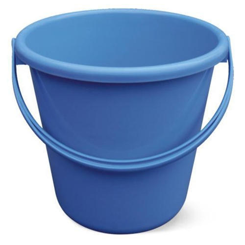 Round Blue Color Plastic Small Bucket For Home