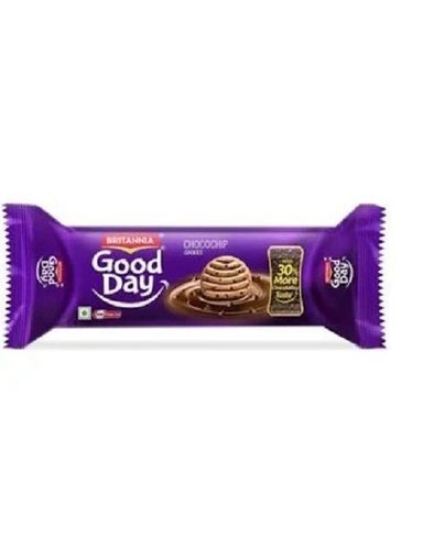 Silver Round Chocolate Extract Sweet And Crispy Good Day Biscuits 