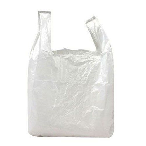 White Color Plain Polythene Bags