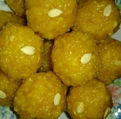 Yellow Colour And Sweet Ladoo 