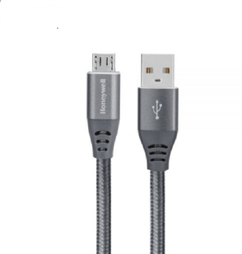 1.2 Meter Length Grey Plastic Mobile USB Data Cable - Grey, Lightweight Design, 3-in-1 USB Connectivity with Micro USB, Jack, and Standard USB