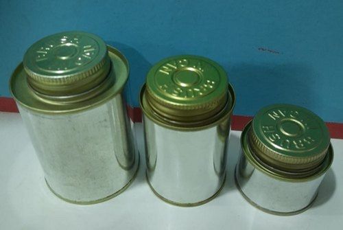 50 ML Capacity Solvent Packaging Tin Containers