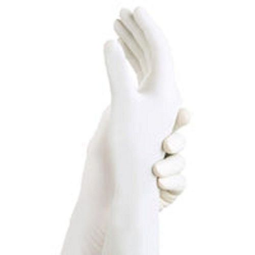 Comfortable To Wear White Full Finger Latex Surgical Gloves Grade: Medical