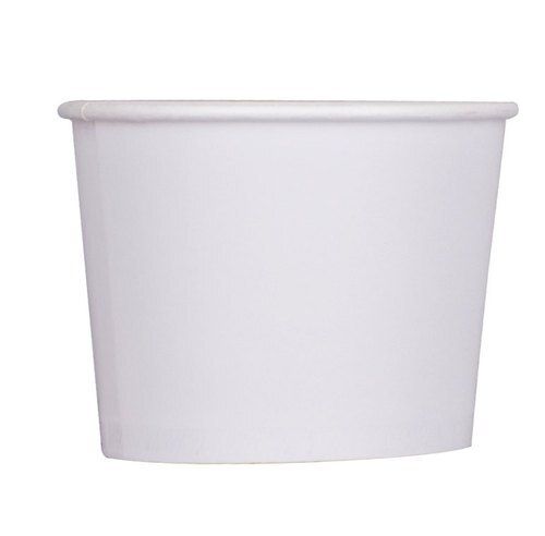 White Disposable 6 Inch Size Smooth Paper Cup For Party And Events 