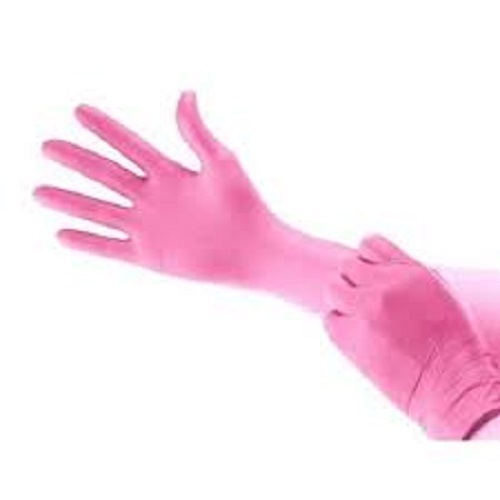 Pink Color Disposable Medical Gloves at Best Price in Bardez | Swara ...