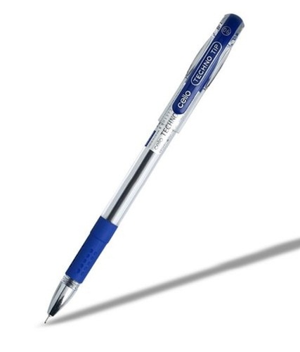 Plastic Smooth Writing Blue Ink Cello Ball Pens Size: Long