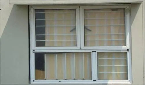 Powder Coated Surface Finish Rectangular Shape Modern Nci Steel Windows Application: Commercial