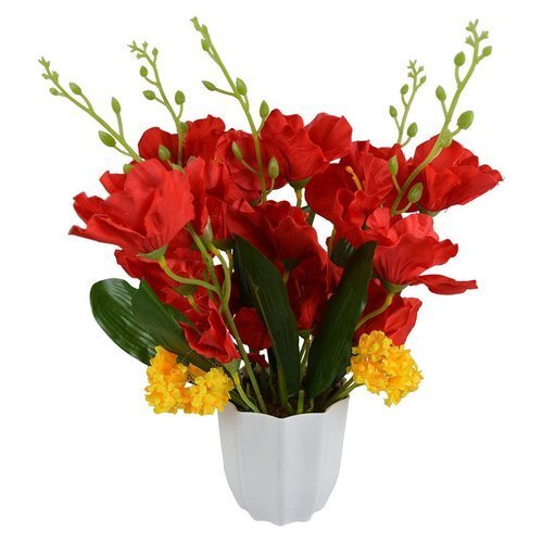 Red Artificial Decorative Flower