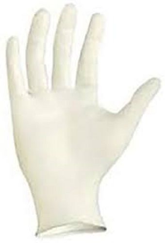 White Color Plastic Medical Latex Examination Gloves