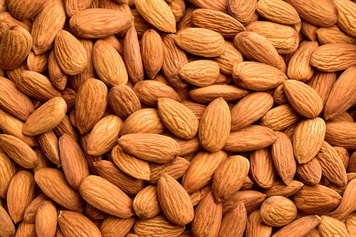 100% Pure And Organic Almonds Used In Milk And Sweet