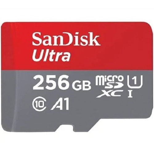 256 Gb Storage Capacity Sandisk Ultra A1 Memory Card 