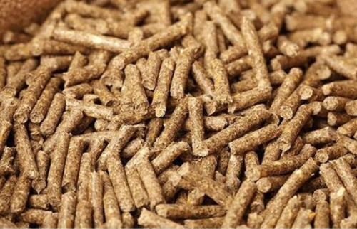 2mm Moisture 5 Percent Dried Brown Promote Health Animal Feed Pallets, 1 Kg