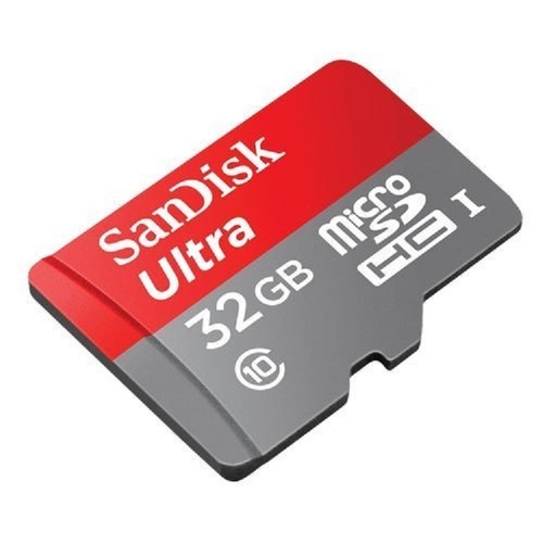 Black 32Gb Micro Sd Sandisk Memory Card