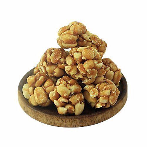 Brown Hygienically Packed Traditional Sweet Desi Ghee Peanut Ladoo