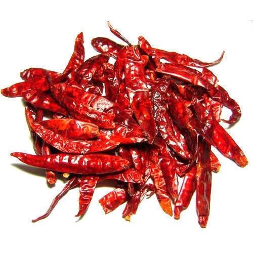 Indian Hot And Pungent Whole Dried Dark Red Chilli Without Stem