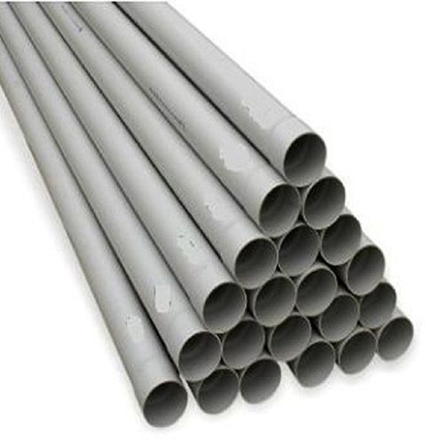 Leak Proof And Grey Round Shape Strong Plastic Pvc Plumbing Pipes Application: Industrial