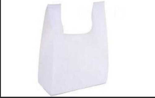 Easy To Carry Light Weighted Single Compartment Plain Non-woven U Cut Carry Bags