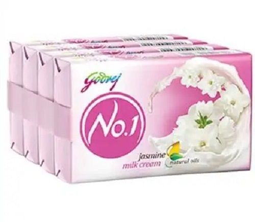 Pack Of 59 Gram Godrej No 1 Jasmine Milk Cream Bathing Soap