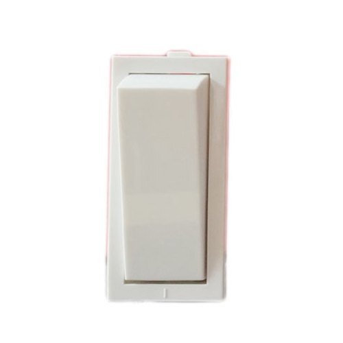 Polycarbonate Body Glossy Finish 6 Ampere Rated Current Modular Switch Age Group: Adult