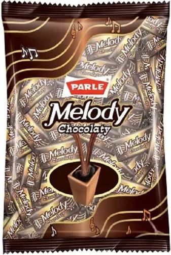 Rectangular Shaped Sweet Taste Parle Melody Dark Chocolaty Candy 
