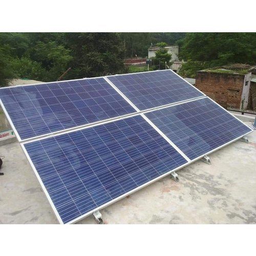 Roof Mount Poly Crystalline Off Grid Solar Plant Capacity 1 kW