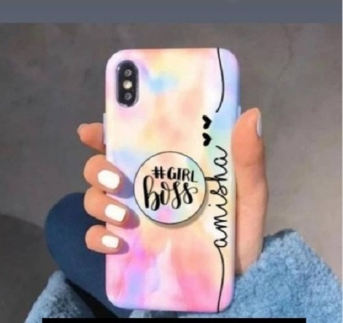 स्क्रैच रेज़िस्टेंस और मल्टी कलर डिज़ाइनर प्लास्टिक मोबाइल फ़ोन कवर