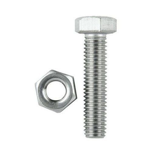 Silver Colour And Steel Nut  