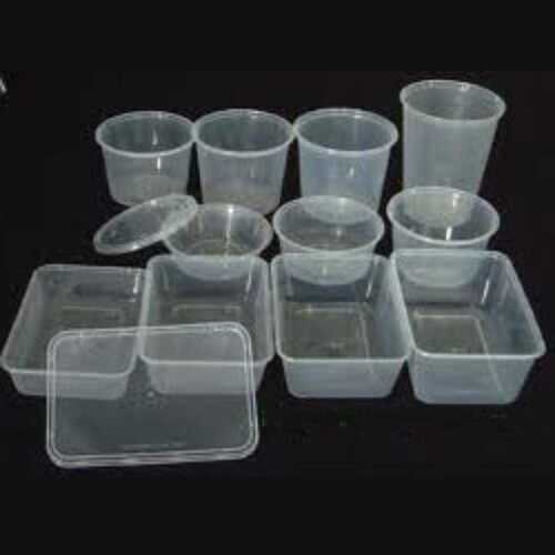 Plastic Container Transparent - 2000ml - Disposable Bazaar