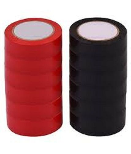 Waterproof Durable Black And Red Single Sided Pvc Adhesive Tapes Length: 20-30 M  Meter (M)