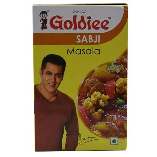 100 Gram Packaging Size Brown Dried Goldiee Sabji Masala Powder