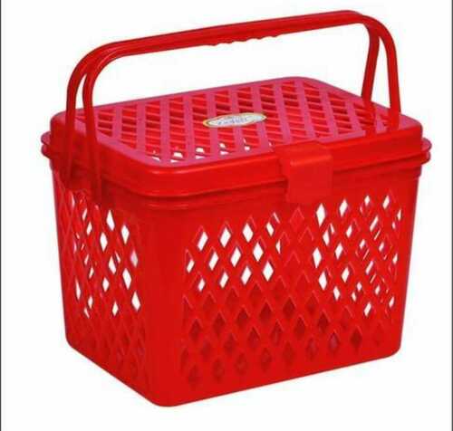 White 5-10 Mm Plastic Basket Available In Various Color And Sizes